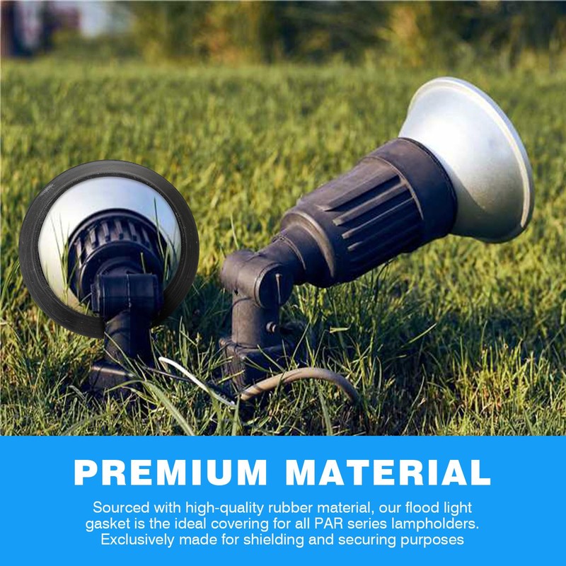Nuanchu 20 Pcs External Lamp Holder Gasket Weatherproof Gasket Replacements