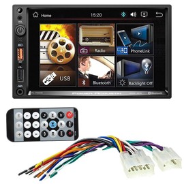 Power Acoustik PL-700HB 7in Screen Bluetooth Car Stereo AM/FM Radio (No CD) for 1989-2002 Toyota 4Runner
