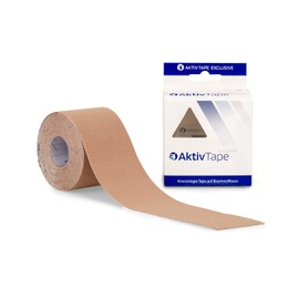 AFH Aktiv Tape® Kinesiology Tape Width 5 cm Length 5 m Cotton Base Beige