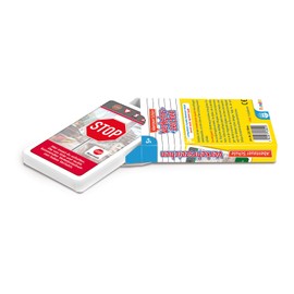 ASS Altenburger 22572844 Abenteuer Schule – Verkehrszeichen – Traffic Signs Card Game Educational Game
