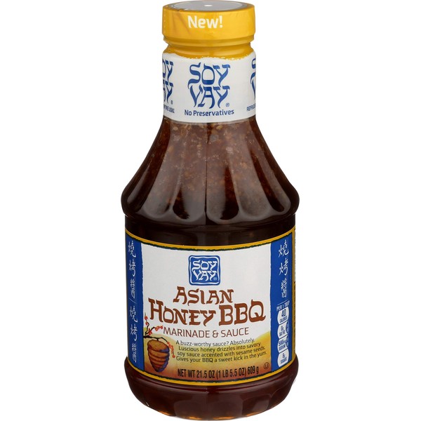 Soy Vay, Sauce Asian Honey BBQ, 21.5 oz
