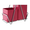 Premier Housewares 511133 2 Compartment Cutlery Caddy - Hot Pink,