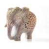 StarZebra - Nested White Elephant Figurines Handmade in Jali or