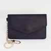 BAWAKO Leather Card Case, Wallet RFID Protection, Key Ring, Portable