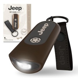 Energizer Jeep Keychain Flashlight, Bright Compact Portable Flashlight Keychain, Touch Tech Auto-Off Feature