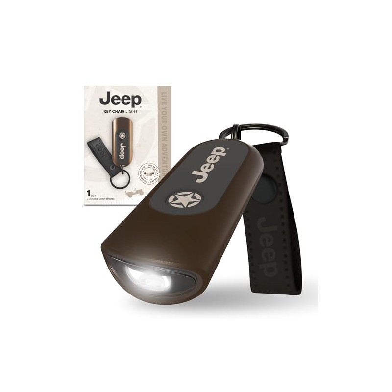 Energizer Jeep Keychain Flashlight, Bright Compact Portable Flashlight Keychain, Touch