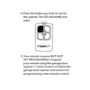 beamUP Universal Garage Door Opener Remote Transmitter, 4-Button Garage Door