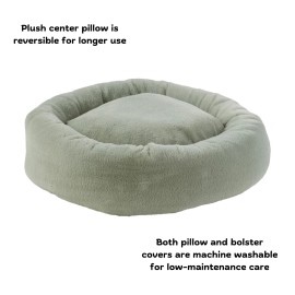 Happy Hounds Ryder Faux Fur Cuddler Donut Bed g57_d3le_f9yK2