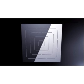 Marcoware High Pressure Shower Heads - Maze Heavy Duty Stainless Steel Chrome Polished Finish, Shower Head High Pressure, Luxurious High Pressure Shower Head for Optimal Water Flow, 8x8 Inches