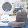 Crestlive Products Easy Lounge, Adjustable Padded Floor Chair with Back