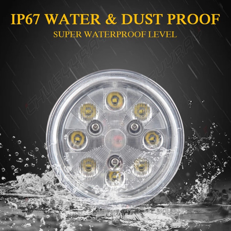 CHUSYYRAY 2000 Lumens Spot LED PAR36 4-1/2" Aviation Grade Aircraft
