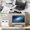 BALEINE File Organizer Box, Cardboard File Folder Organizer with Handle