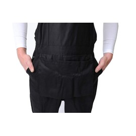GRS Bib and Brace Dungaree Overalls Painters Suit for Decorators Builders, Black, XL