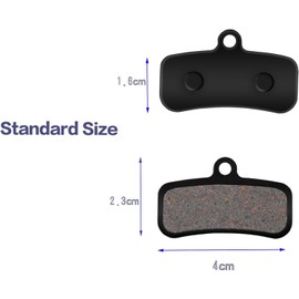 4 Pairs Semi Metal Bicycle Disc Brake Pads for D03S D02S Saint BR-M810 M820 Zee M640 XTR-M9120, Deore XT BR-M8020, BR-MT420 Tektro HD M745 735 725 750 TRP, SL, Slate Tt 4,G-Spec Quadiem