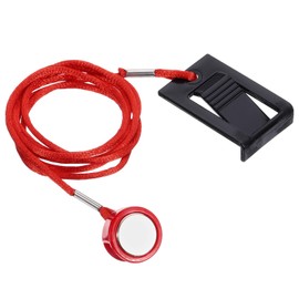 PATIKIL 0.75" Treadmill Safety Key Universal Treadmill Magnetic Key Replacement Security Stop Key Round Magnetic Safety Switch with Black Clip Fits Most Treadmill