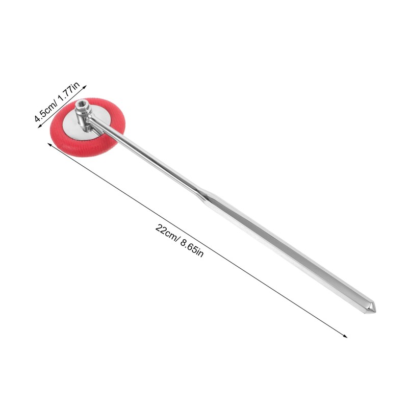 ORFOFE Ergonomic Grip Reflex Hammer with Circular Head for Accurate