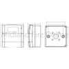 KAC Fire Alarm Conventional Manual Call Point - FLUSH by