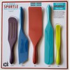Mad Hungry 5 Piece Spurtle Nonstick Silicone Set, Multicolor