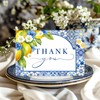 JarThenaAMCS 24 Pack Lemon Thank You Cards Mediterranean Greeting Card