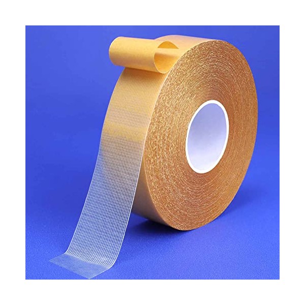 MILEQEE 1PCS Double-Sided Tape Heavy Duty,1.18inchx66FT(20m) High Stickiness Strong 2