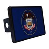 Utah State Flag Trailer Hitch Cover Plug UT
