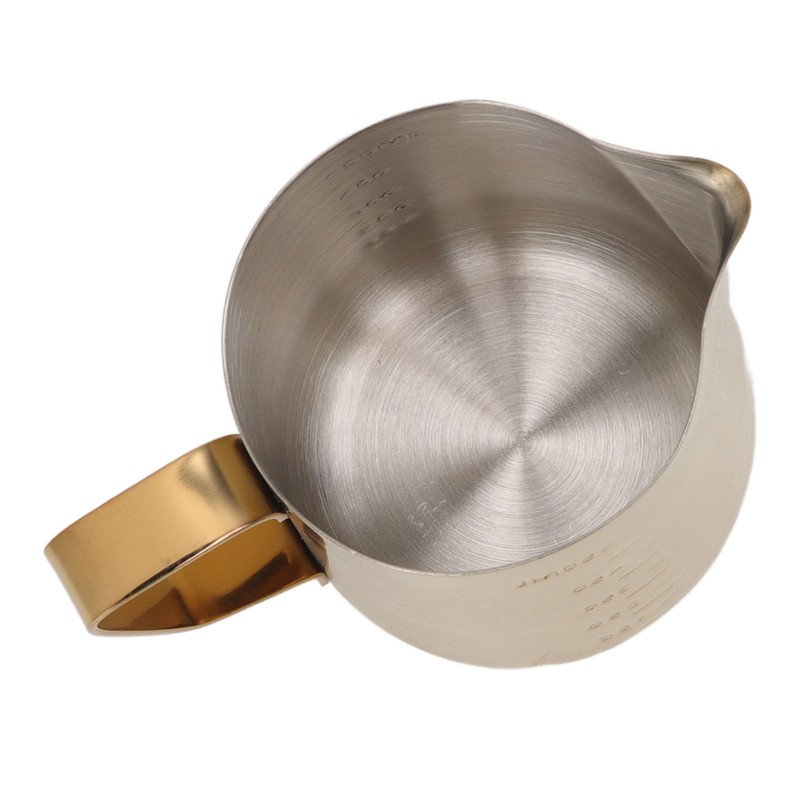 Milk Frothing Pitcher Dual Scale 304 Stainless Steel Milk Frother