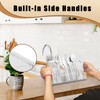 Bawuie Silverware Caddy Organizer, Utensil Caddy Holder for Forks, Knives,