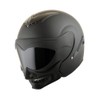 1Storm Motorcycle Open Face Fiber Glass Dual Visor Helmet Scooter