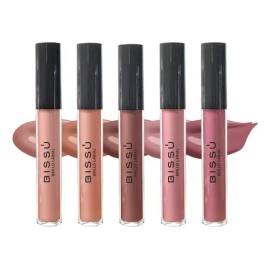 Gloss Brillo Labial Bissú Mejorado Hidratante Kit 5 Tonos                                                                                             