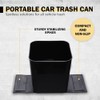 HAUSSIMPLE Car Trash Can 1.4 Gallon with Stability Flap &