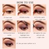 HUDA STORY TE1904B Rainbow Palette, 16 Colors Eyeshadow Palette, Professional