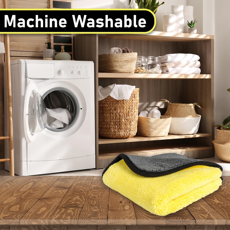 Pro-Kleen Microfibre Cloth 1000GSM 40 x 40cm Cleaning Towel For