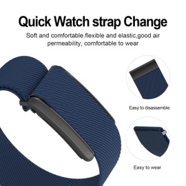 Zenithow 3 Packs Stretchy Wristband Compatible with Whoop 4.0 - Replacement Strap for Whoop Band Soft, Comfort, Breathable, Easy to Use and Adjustable