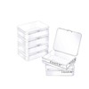 10Pcs Clear Beads Storage Containers,Empty Mini Storage Containers Box with