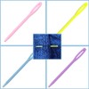 52Pcs 2.7 "Large Eye Plastic Sewing Needles,Learning Needles,Yarn Needles Darning