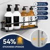 YASONIC 2-Pack Shower Caddy Adhesive Replacement - Transparent Waterproof Strips