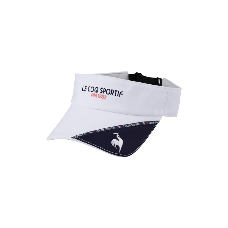 Cox Sportif QGCXJC52 Women's Visor, Logo Piping, Adjuster Rubber, Fit,