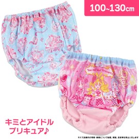 [Airin] Bandai 572 Kimi to Idol Pretty Cure ♪ Color Panties, Set of 2, D Pattern (39.4 inches (100 cm), 43.3 inches (110 cm), 47.2 inches (120 cm), 51.2 inches (130 cm), assorted, 100