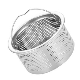 Stainless Steel Drain Strainer with Handle, 1 Piece Sink Strainer Kitchen Sink, Sink Strainer Anti-Clogging Protection, Rustproof Sink Strainer Strainer for Drain in Kitchen, Bathroom & Shower