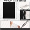 Saypacck 1 Pack Waterproof Spiral Notebooks 6 x 8 All