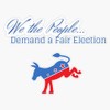 We The People Demand A Fair Election Sticker Bumper Sticker
