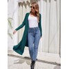 Bluetime Women Casual Long Sleeve Plus Size Cardigan Maxi Cardigan