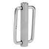 2Pcs Slide Buckle 316 Stainless Steel Rectangle Adjustable Knurled Roller
