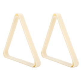 2Pcs Billiard Triangle Rack Strong Snooker Ball Frame for 5.25cm Billiard Ball White