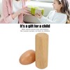 2PCS Wood Egg Shaker Natural Safe Musical Hand Percussion Instrument