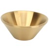 Stainless Steel Salad Bowls Gold Double Layer Exquisite Decorative Gold