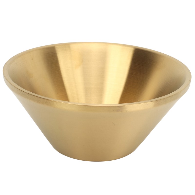 Stainless Steel Salad Bowls Gold Double Layer Exquisite Decorative Gold