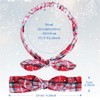 5 x Stretchy Christmas Headbands Set Bow Soft Elastic Alice