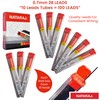0.7mm 2B Pencil Lead Refills, Pack of 100 Leads, Mechanical