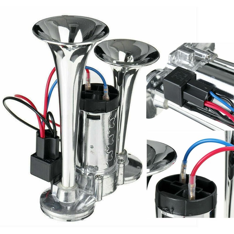 150DB Air Train Horn kit, 12V Super Loud Car Air